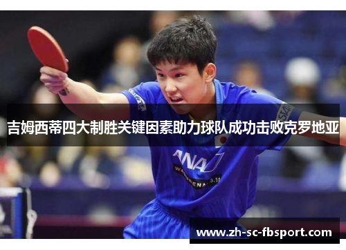 吉姆西蒂四大制胜关键因素助力球队成功击败克罗地亚